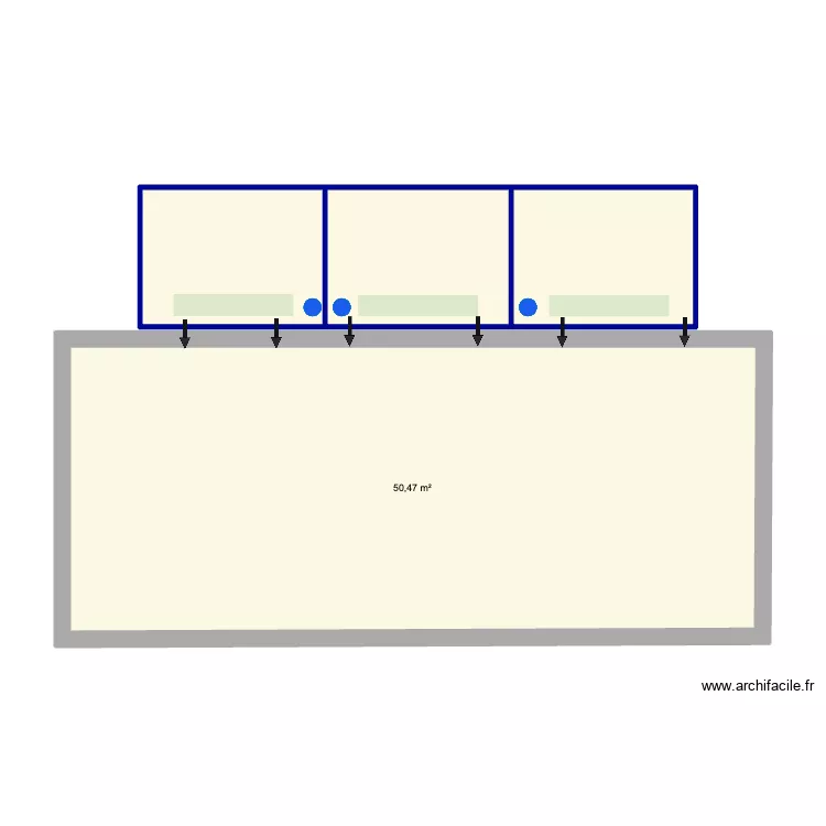 Christophe. Floor plan with 5 Rooms and 67 m² Christophe. Floor plan with 5 Rooms and 67 m²