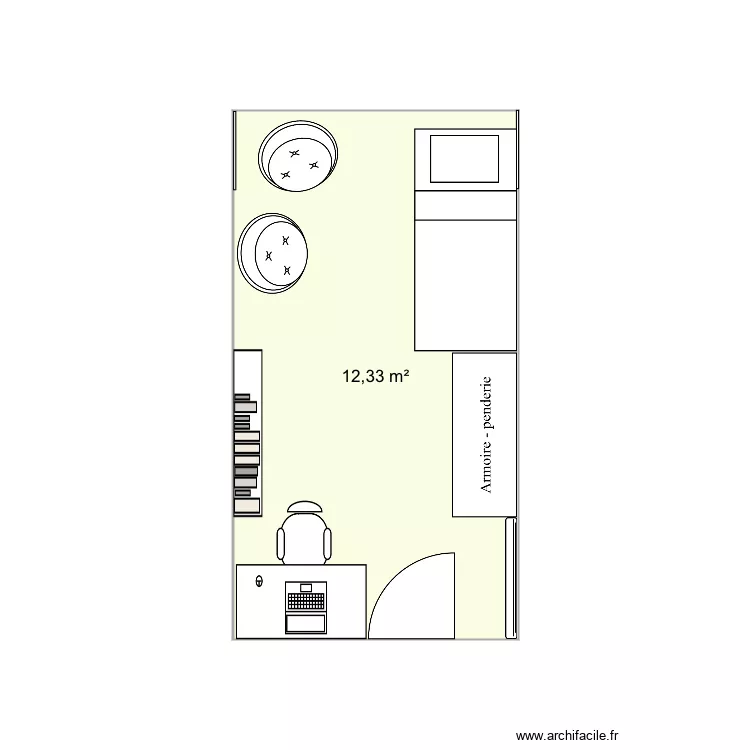 HabNataliav1. Floor plan with HabNataliav1. Floor plan with