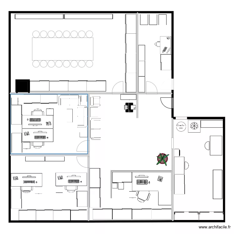 DIS Floor Plan. Floor plan with 