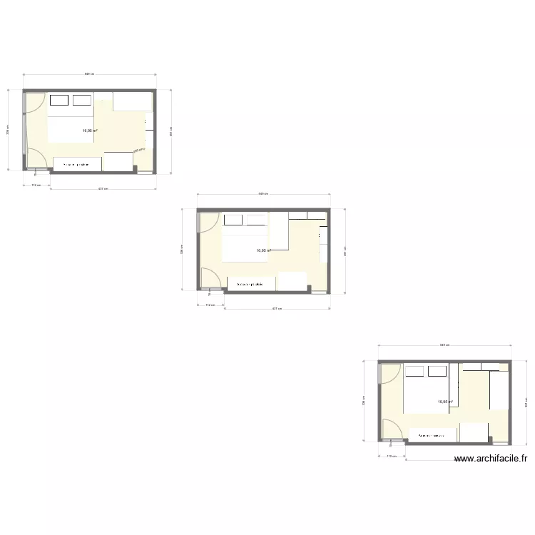 SchlafzimmerCham. Floor plan with 