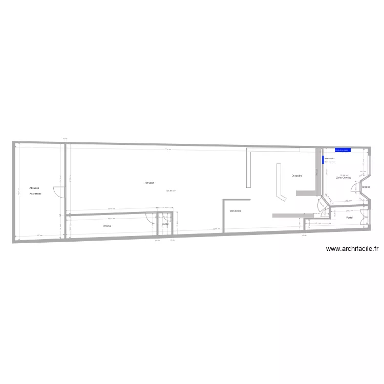 56145 Local Propuesto. Floor plan with 