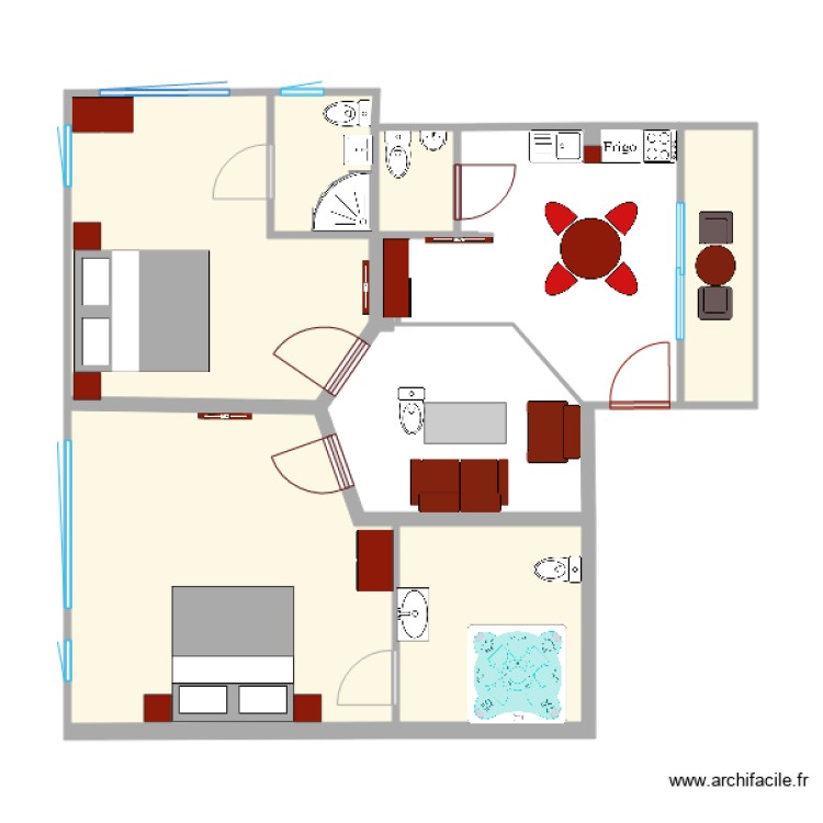 suitemodif101221. Floor plan with 0 room and 0 m2