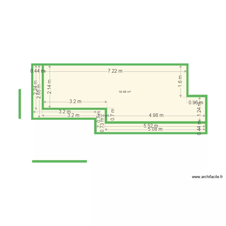Valentim Henrique. Floor plan with 