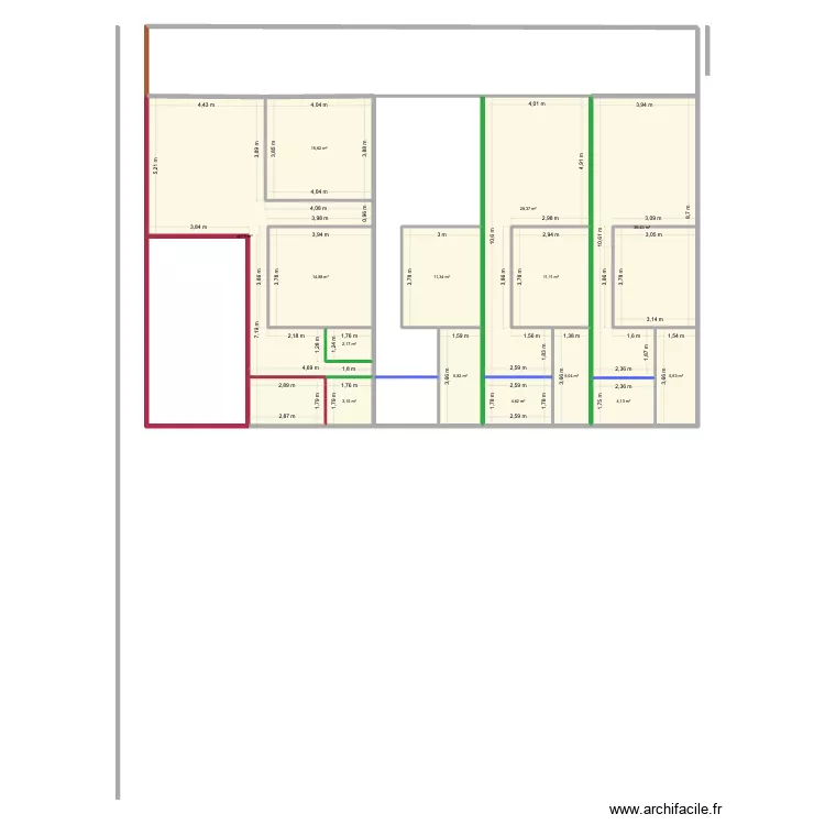 Plan-Maison3. Floor plan with 