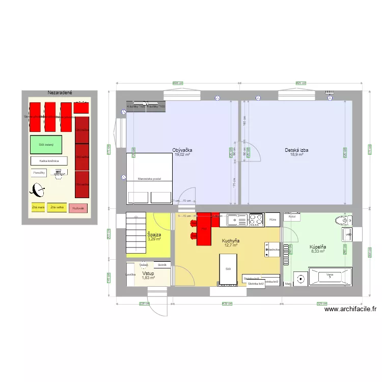 PRODVOJDOM. Floor plan with PRODVOJDOM. Floor plan with