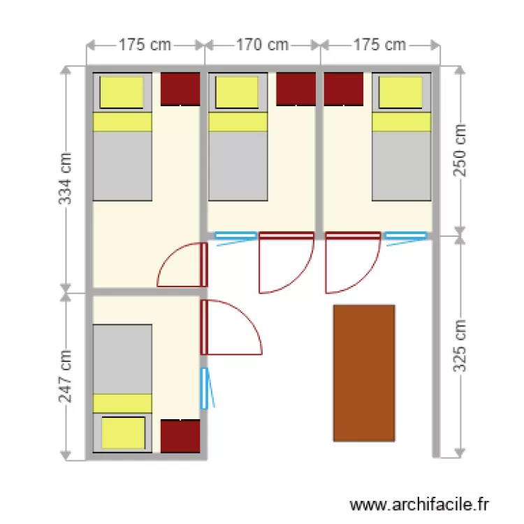 kadede1. Floor plan with 