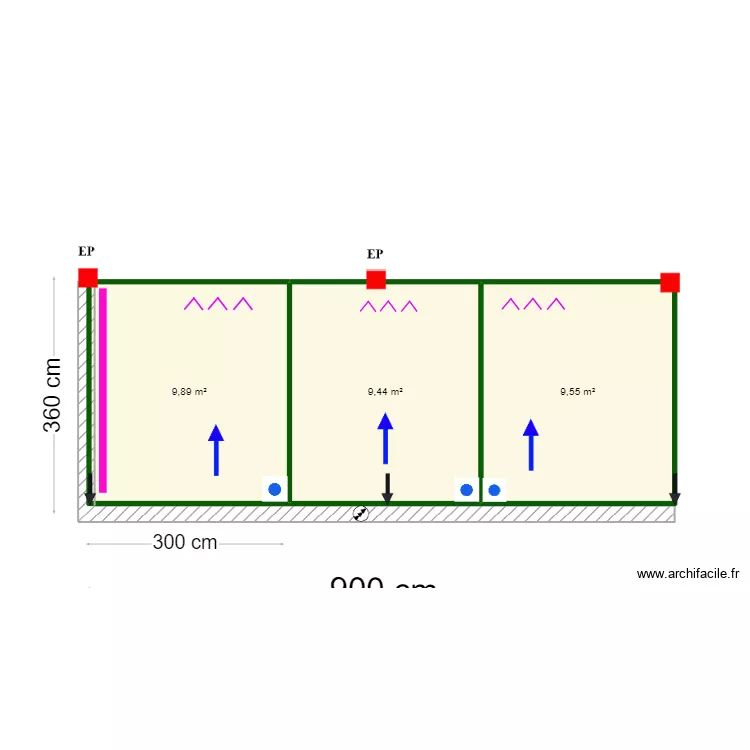 Kateryna Biezhanova- Almancil. Floor plan with 