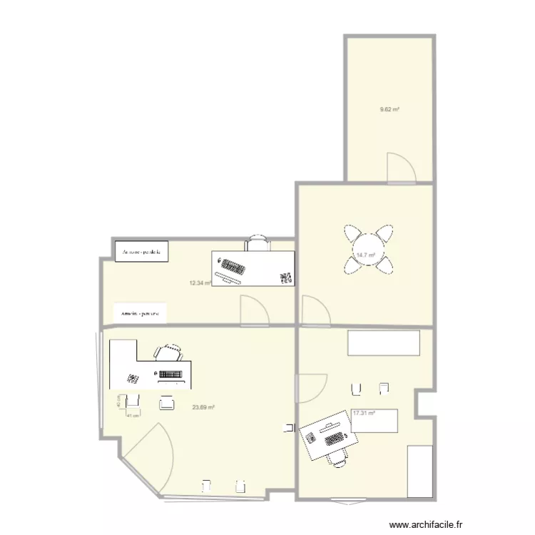AXA GANG. Floor plan with AXA GANG. Floor plan with