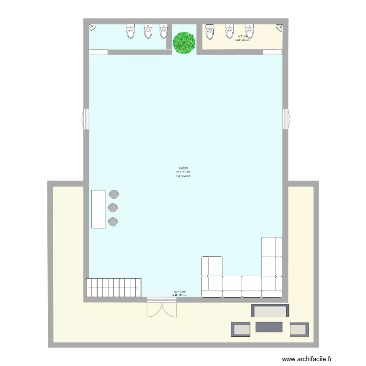 casa. Floor plan with 