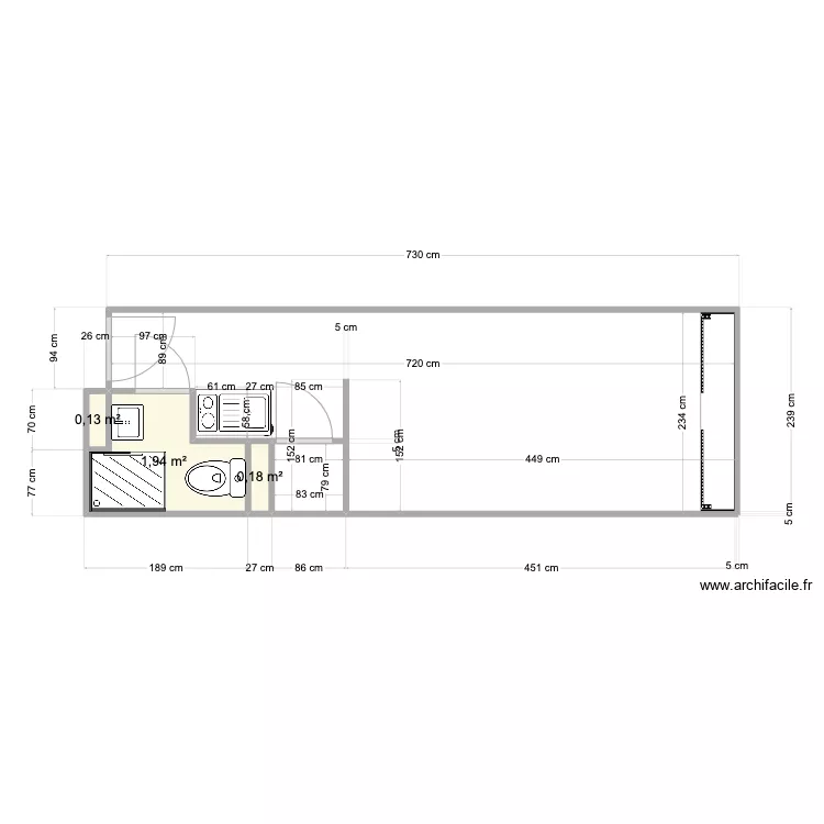 plan logeart 228. Floor plan with 