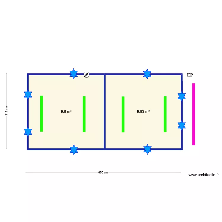 Joaquina Roque. Floor plan with Joaquina Roque. Floor plan with