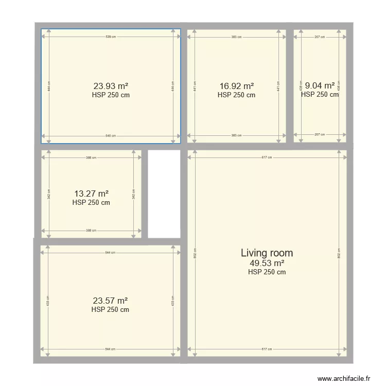 GARIBALDI. Floor plan with 