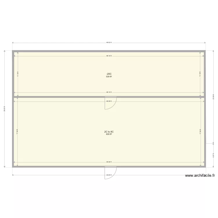 Cygnus 1. Floor plan with 