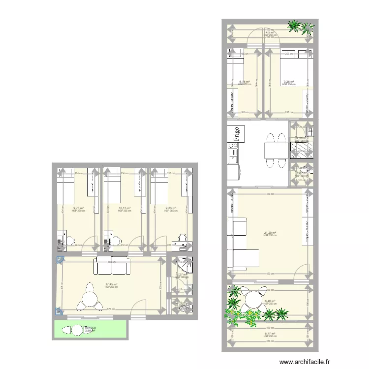 CompactHousing. Floor plan with CompactHousing. Floor plan with