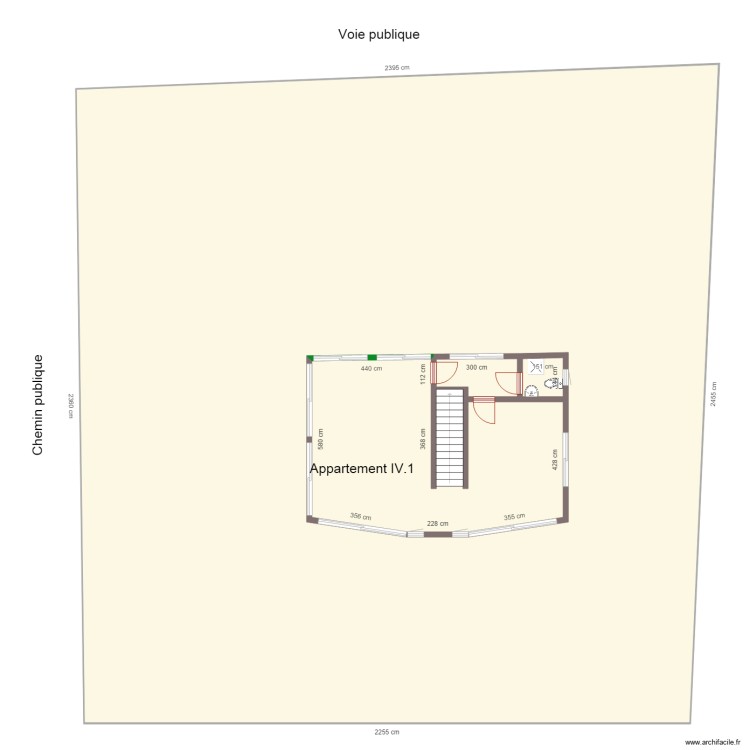 appartements INSS 3eme  etage. Floor plan with 0 room and 0 m2