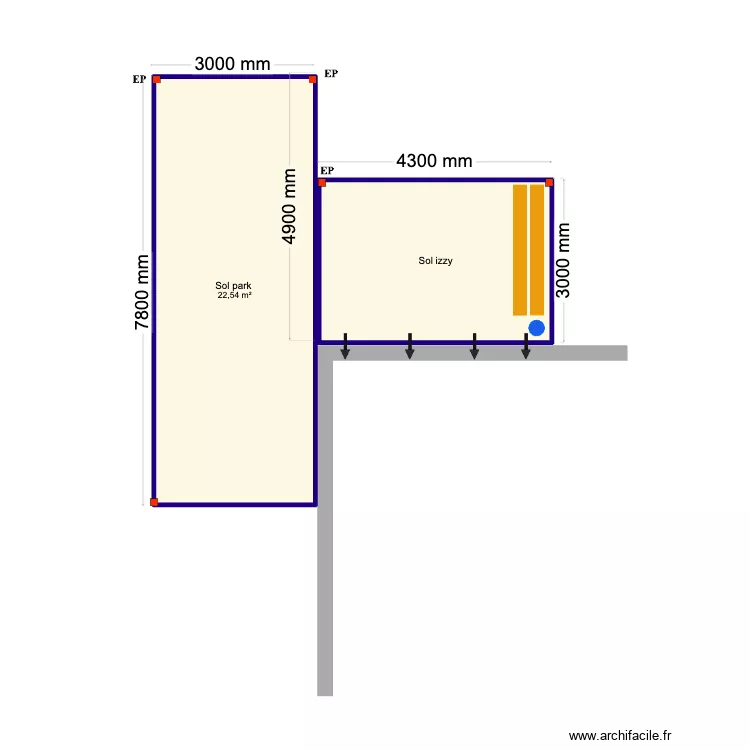 Antonio Henrique. Floor plan with 
