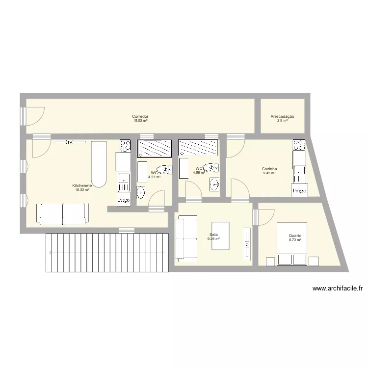 Gremio 16 0 novo 1. Floor plan with 
