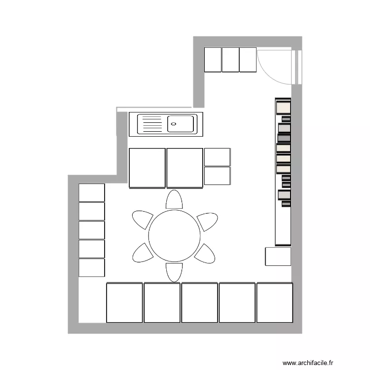 CaneRoom. Floor plan with 