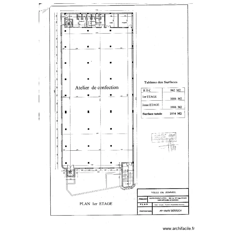 1er étage. Floor plan with 1er étage. Floor plan with