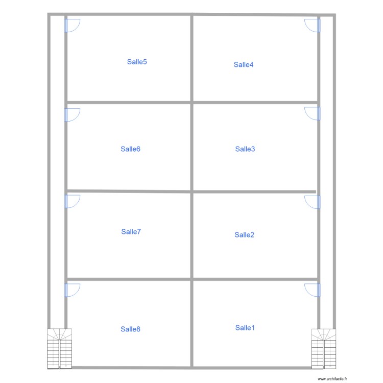 Premier etage. Floor plan with 0 room and 0 m2