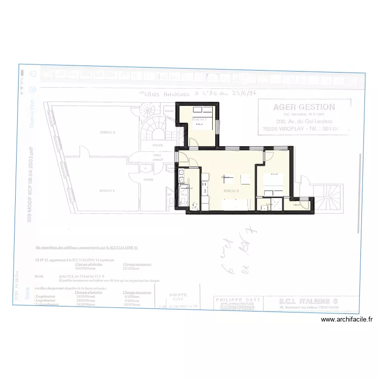 Italiens. Floor plan with Italiens. Floor plan with