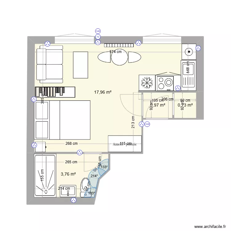 Levis prises. Floor plan with 