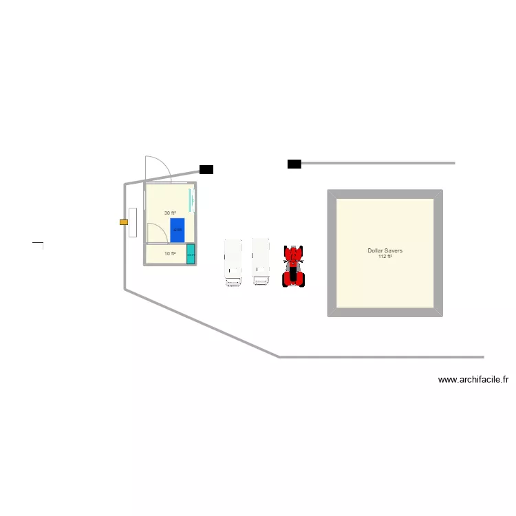 site location. Floor plan with 