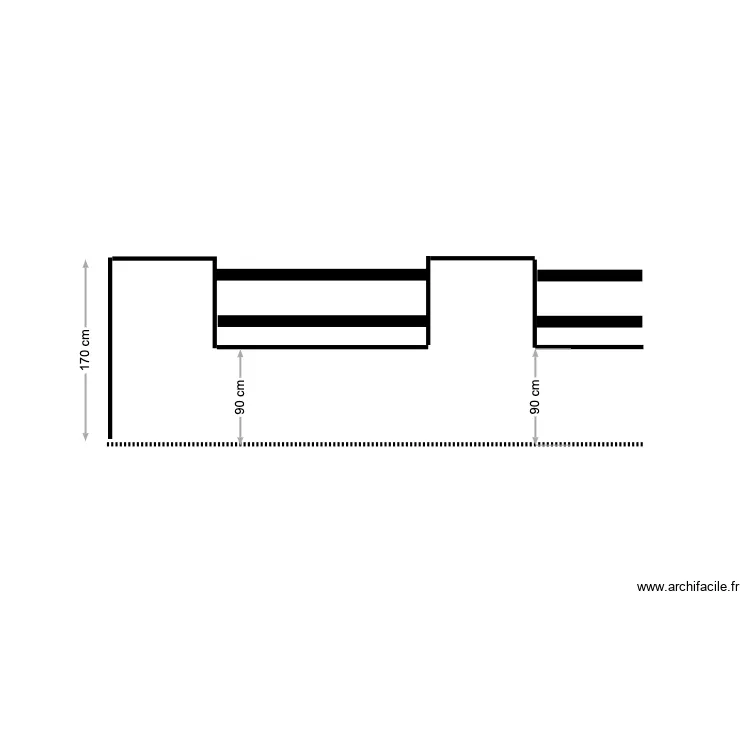 recinzione. Floor plan with 