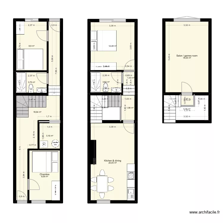 3 Ring Terrace Ac. Floor plan with 