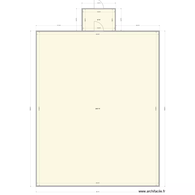Rec. Floor plan with 