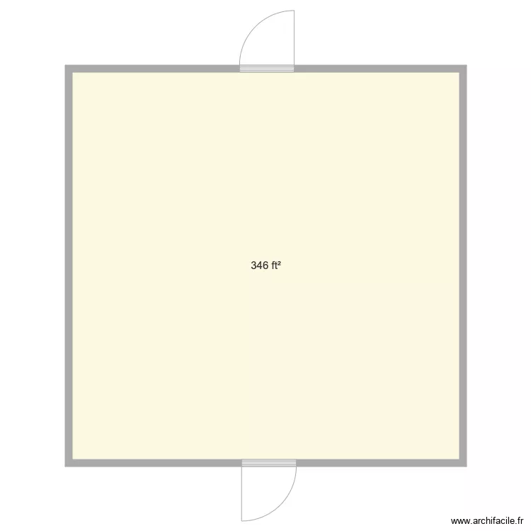 Concrete. Floor plan with 