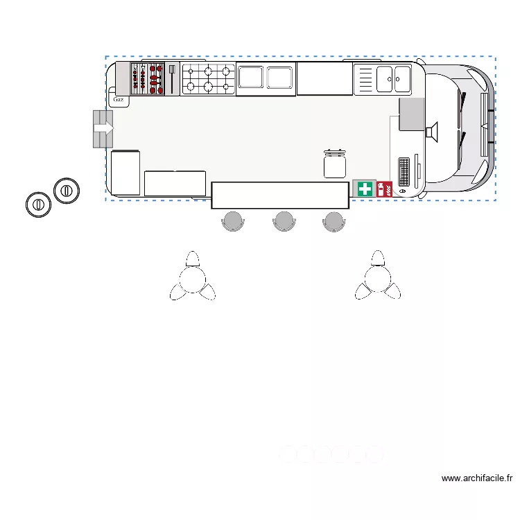 croquis. Floor plan with 