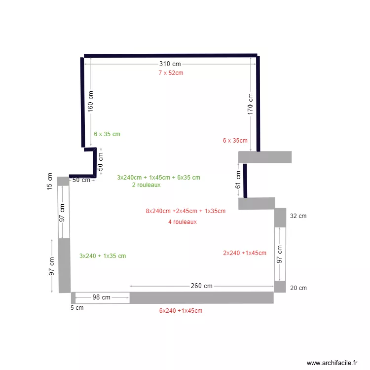 JMD Cuisine Tapisser. Floor plan with JMD Cuisine Tapisser. Floor plan with