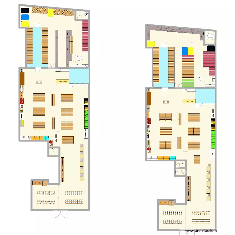 georges Henri. Floor plan with 