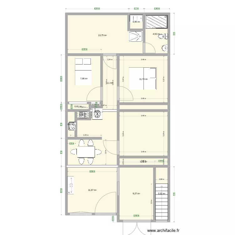 House 2. Floor plan with House 2. Floor plan with