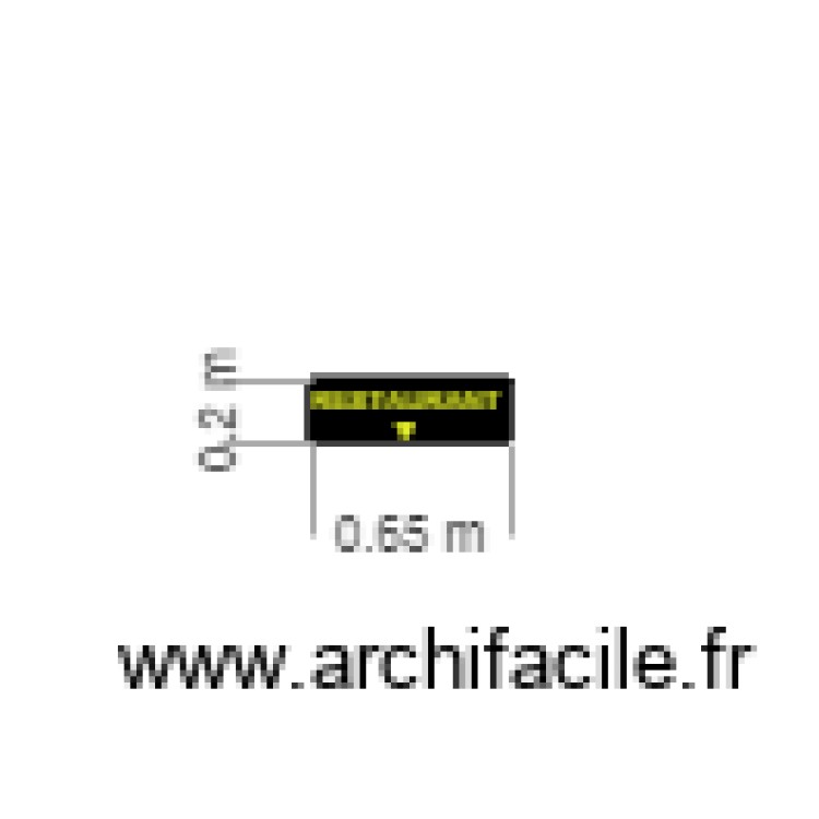 restaurant. Floor plan with 0 room and 0 m2