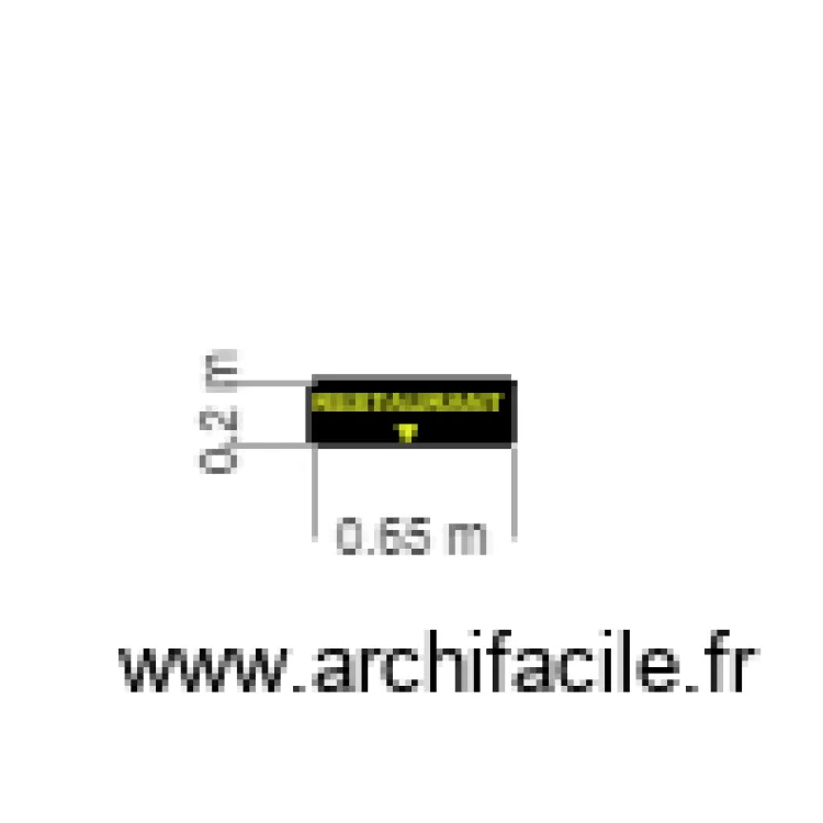 restaurant. Floor plan with 