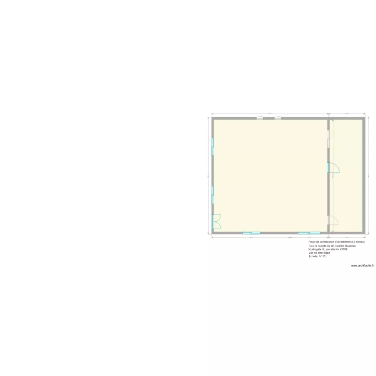 Mwamba coupes frame. Floor plan with 