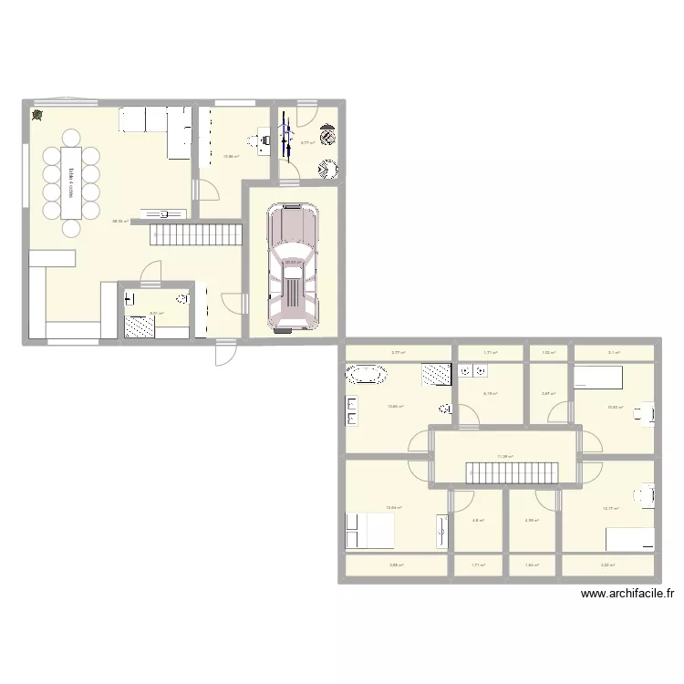 HOME. Floor plan with 