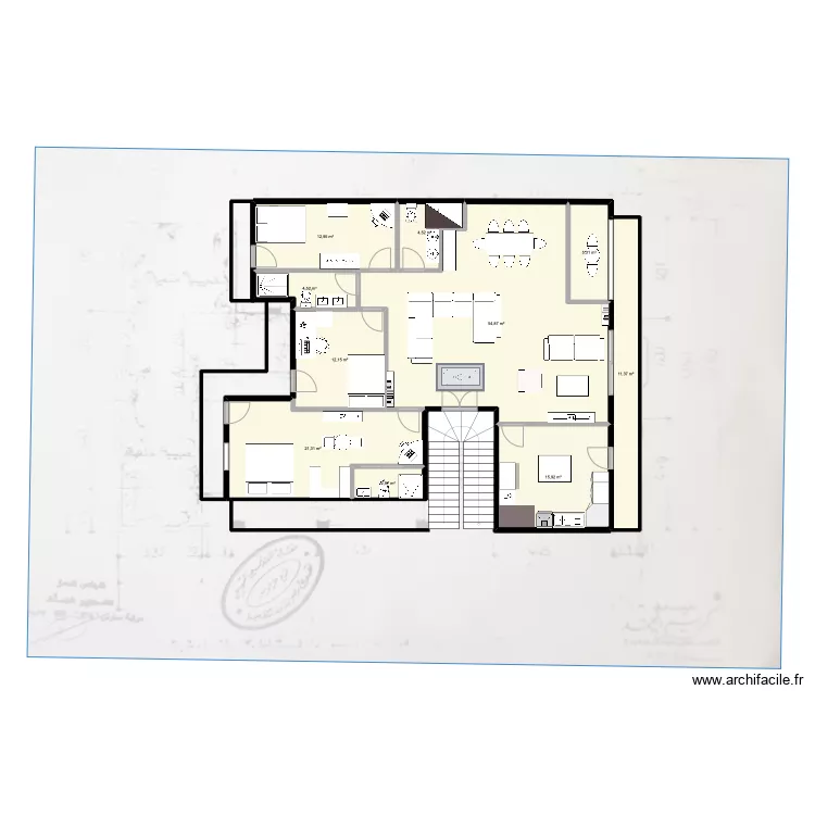 maisone al 02. Floor plan with 
