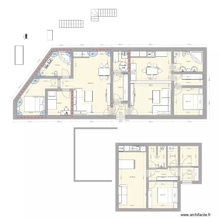 Pred h. Floor plan with 