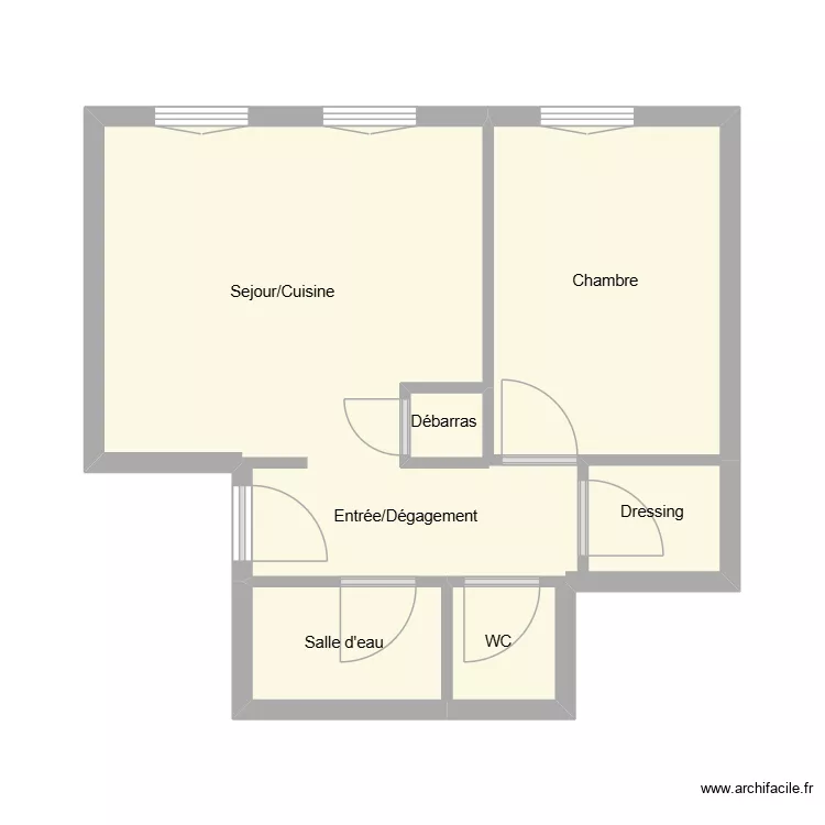 52117. Floor plan with 5  and 32 m²