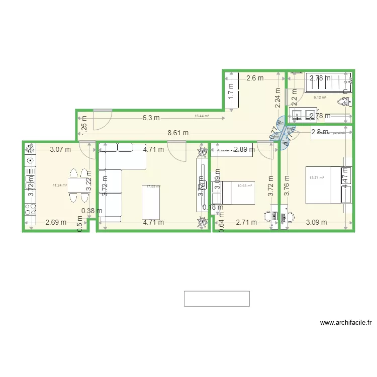 VERA 3. Floor plan with 