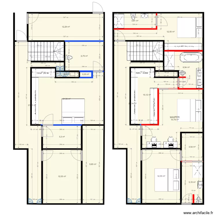 plan 2. Floor plan with 