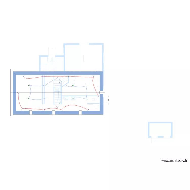 Le Segur Grenier. Floor plan with 