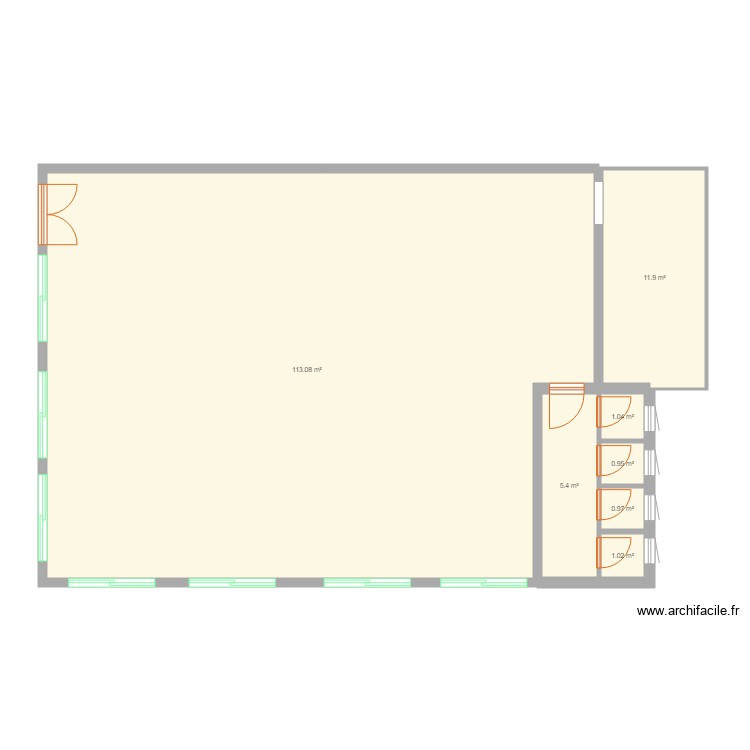 kadede grande salle. Floor plan with 0 room and 0 m2