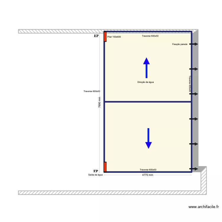 Serrano 2 v2. Floor plan with 2 Rooms and 35 m² Serrano 2 v2. Floor plan with 2 Rooms and 35 m²