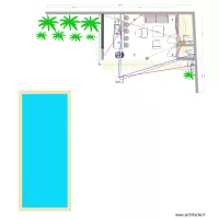 Plan à l'échelle Pool House Modif