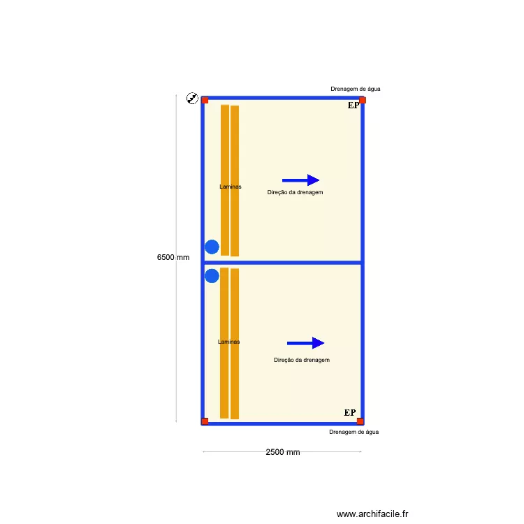Valeria Leite. Floor plan with 