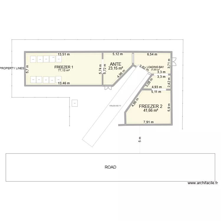 TRI-M GLOBAL LOGISTIC. Floor plan with 4 and 174 m² TRI-M GLOBAL LOGISTIC. Floor plan with 4 and 174 m²